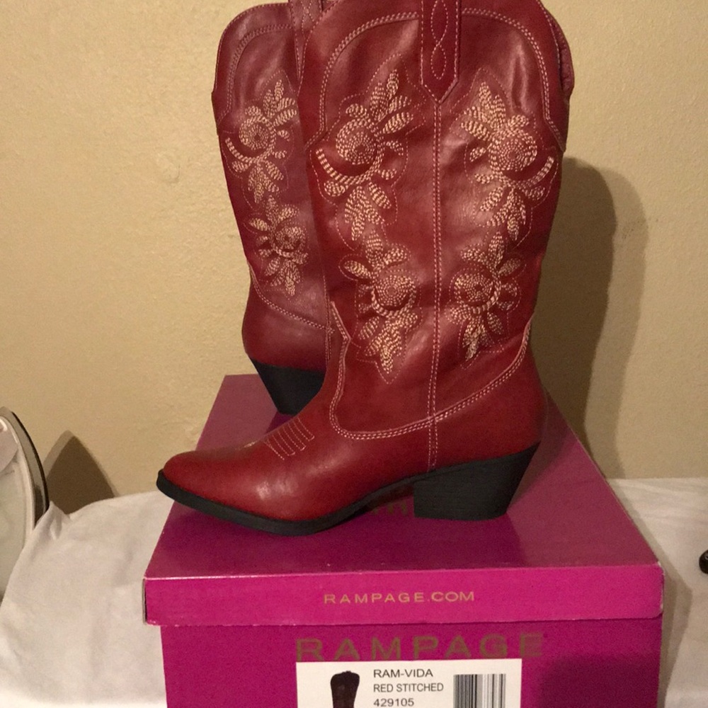 Red Cowgirl Boots